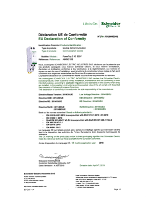 EU Declaration of Conformity