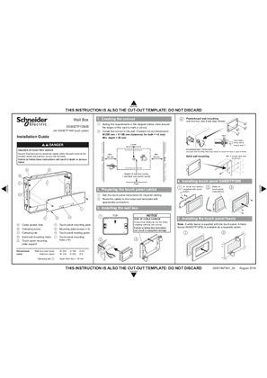 C-Bus- Wall Box-Installation Guide (EN)