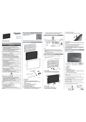 C-Bus- Touch Panel-Instruction Sheet (EN)