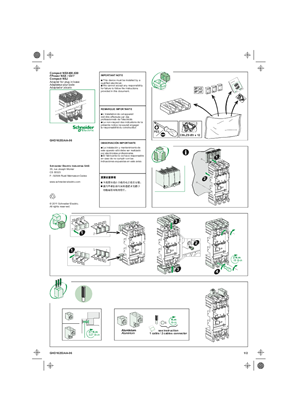 ComPact NSX400-630 - Adaptateur pour socle - Notice de montage