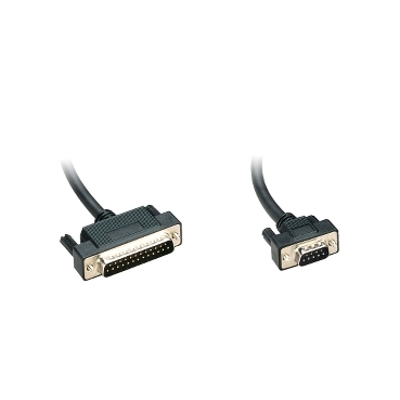 Magelis HMI kiegészítő, RS232C Link/FINS SIO kábel, 2xSUB-D9, (Magelis-Omron Sysmac PLC), 5m