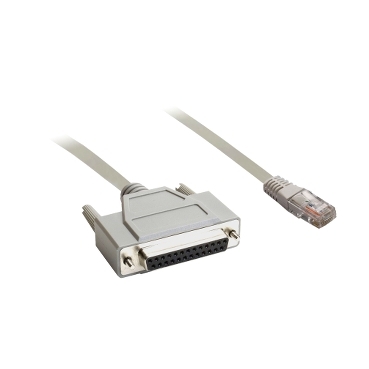 Magelis HMI kiegészítő, RS232C/RS485 kábel-adapter, SUB-D25 / RJ45, 0,2m