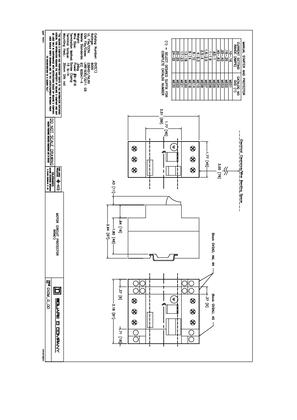 Manual StarterAnd Protector 010-32A 3P Technical drawings
