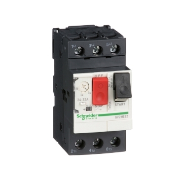 TeSys GV2-Circuit breaker-thermal-magnetic - 24...32 A - screw clamp terminals