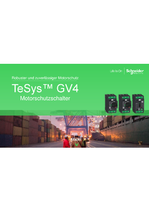 Präsentation TeSys GV4 Motorschutzschalter