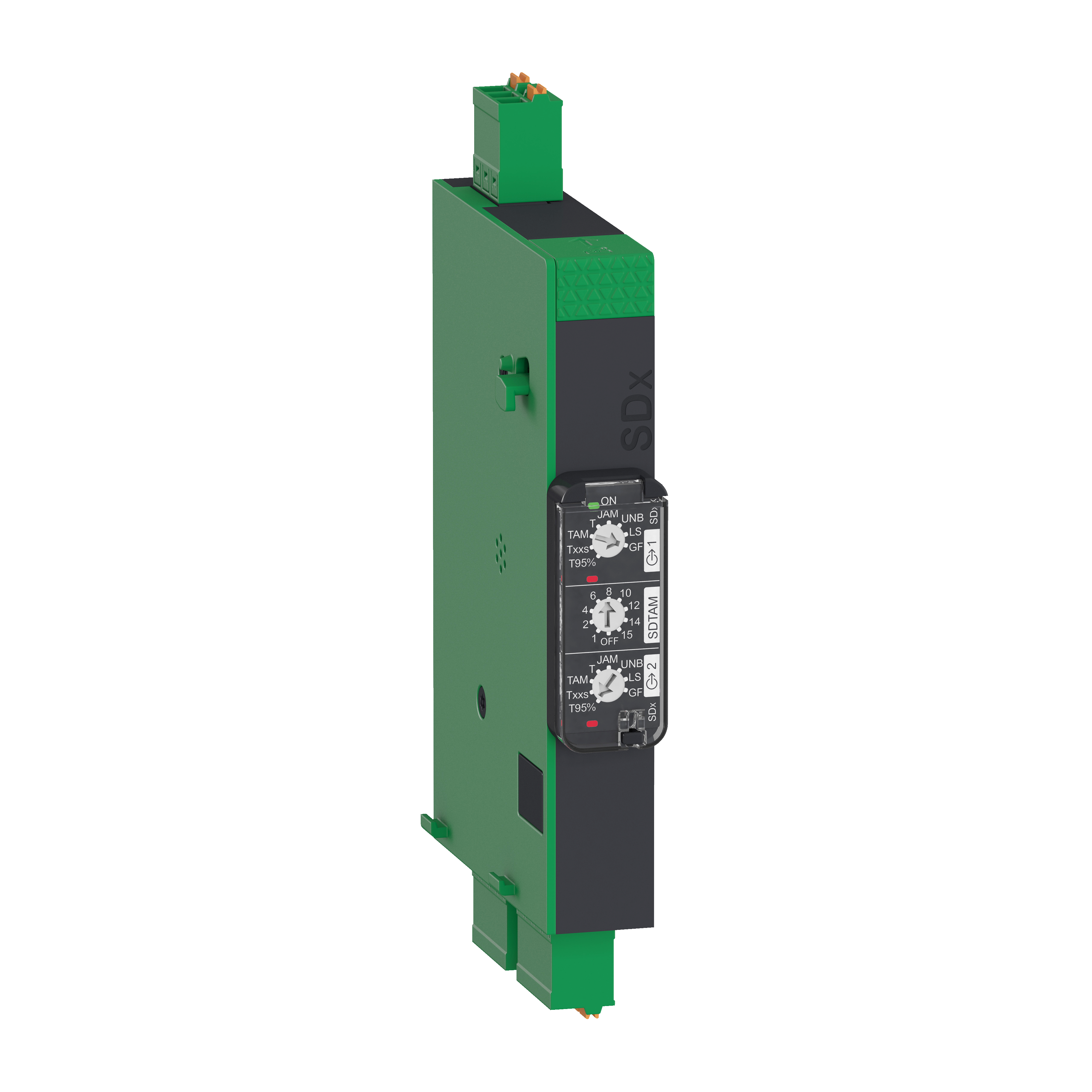 Motor circuit breaker, TeSys Deca, 2 normally open and 2 normally closed contacts, SDx contact module, GV4PEM