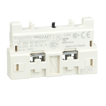 TeSys GV2 & GV3 - auxiliary contact - 1 NO/NC