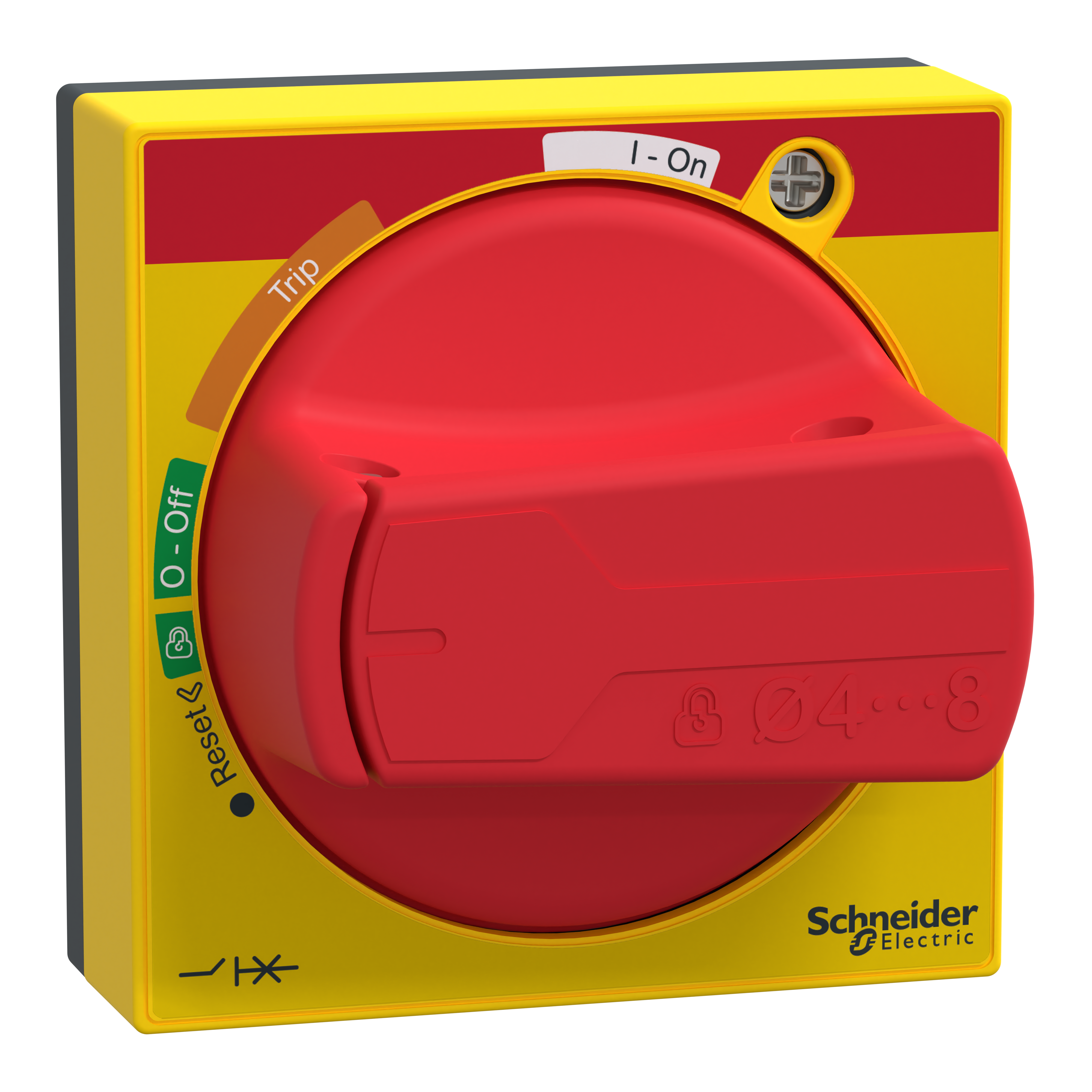POIGNEE ROTATIVE ROUGE IP