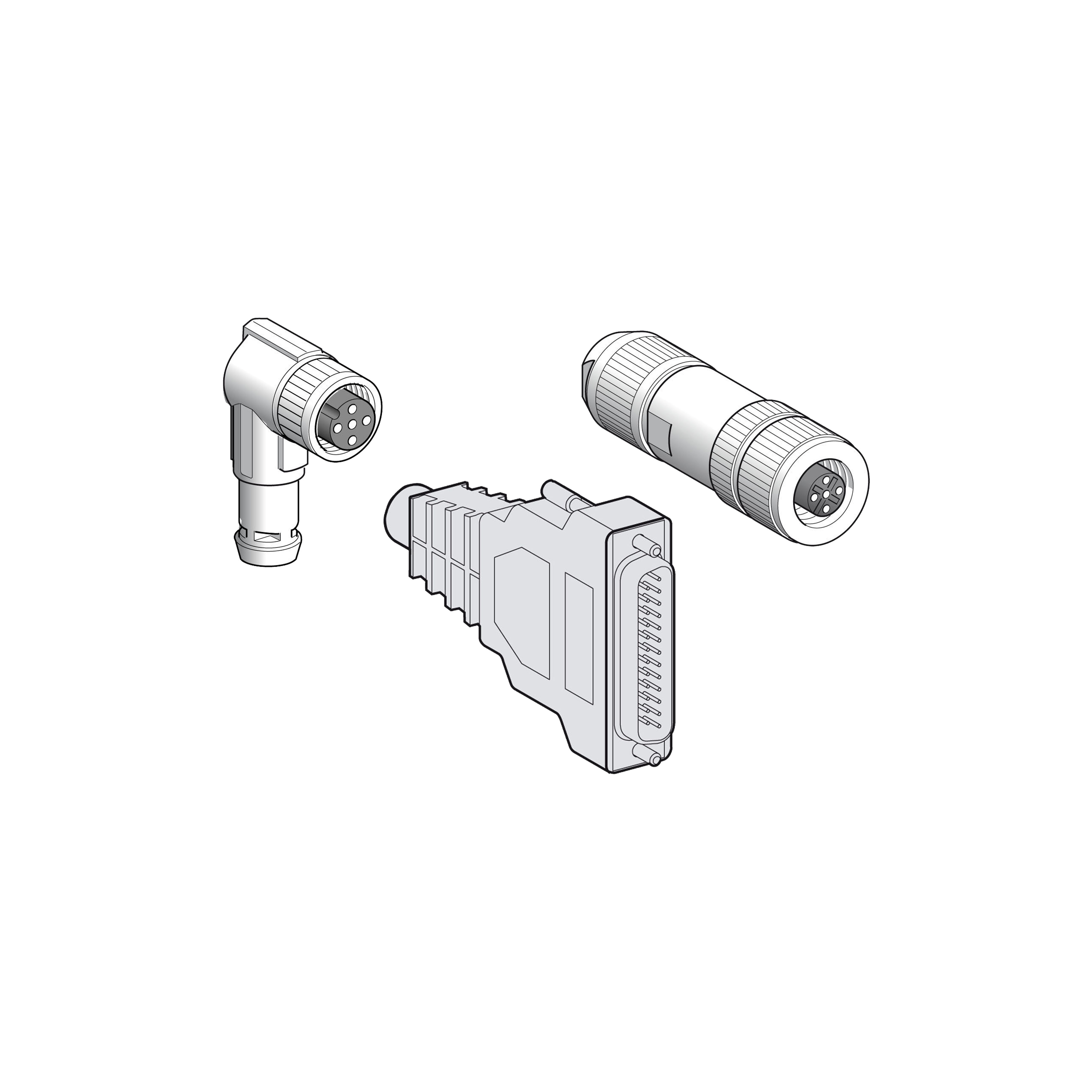 connector mounting tool - for connector - 1 pen, 2 crimping pliers