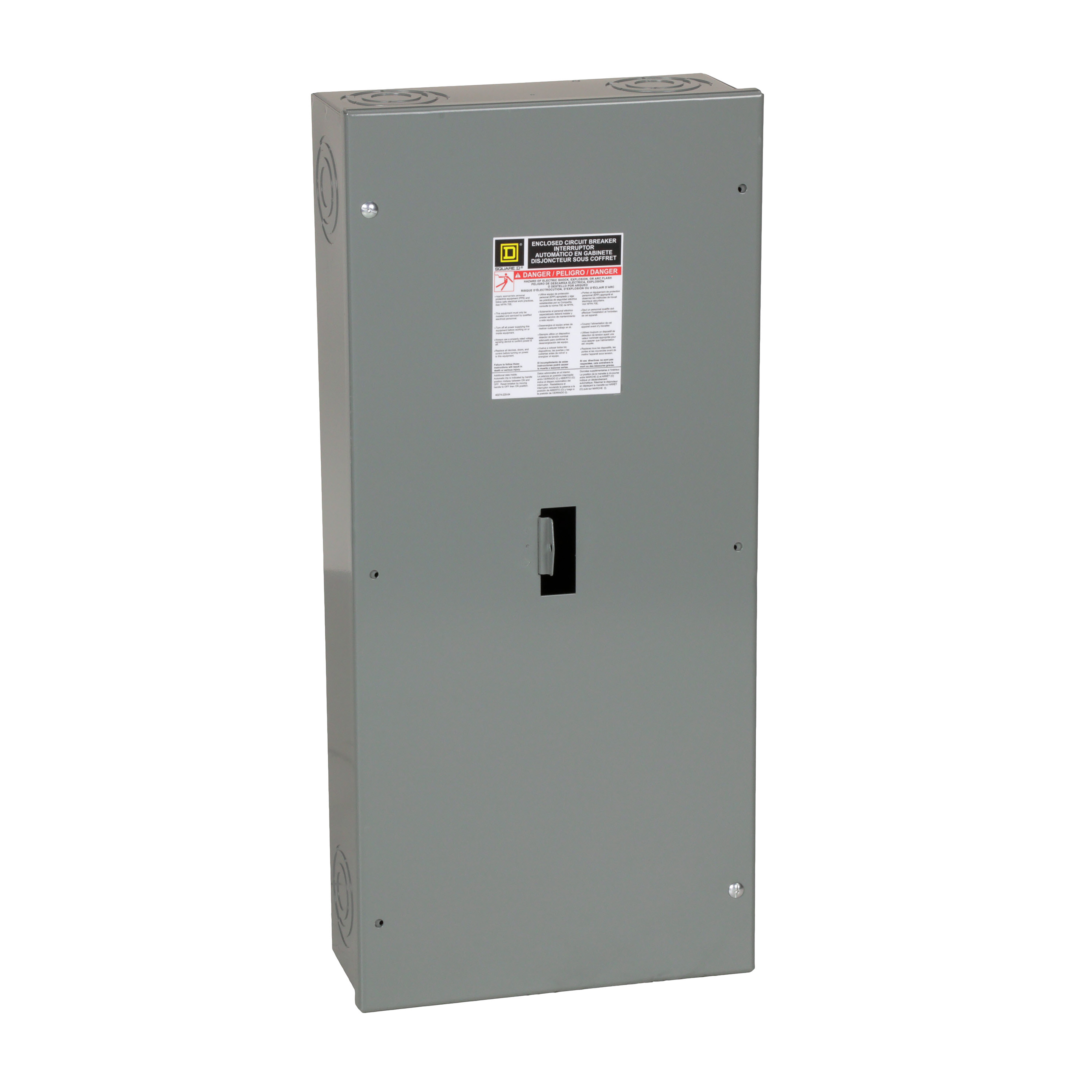 Circuit breaker enclosure, PowerPacT H, 15 to 150A, 2 pole, surface mount, NEMA 1