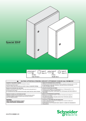 Spacial S3HF enclosures  EMC-immunity - Instruction Sheet