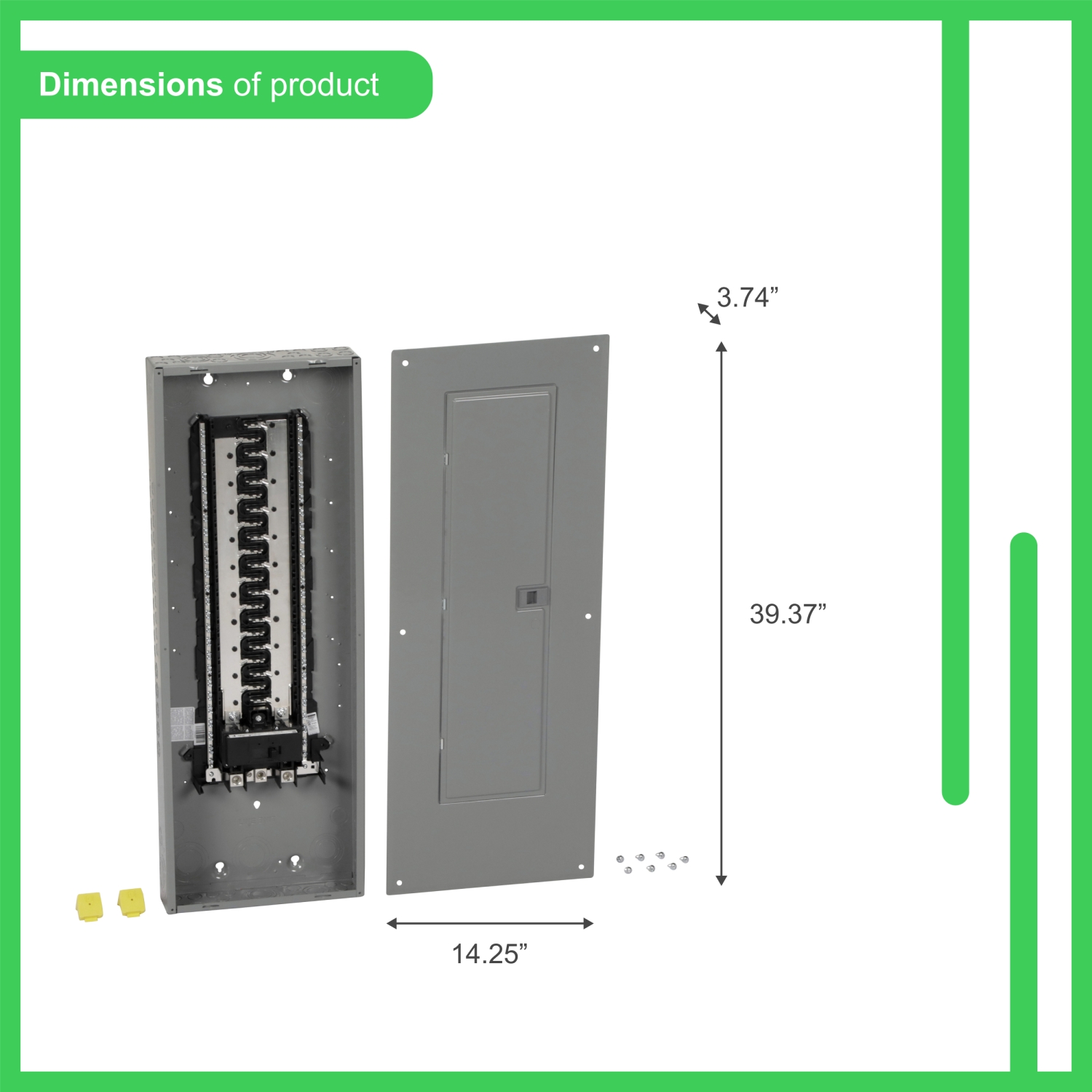 Square D QO 200-Amp 42-Spaces 42-Circuit Indoor Convertible Main Breaker  Panel Plug-on Neutral Load Center (Value Pack)