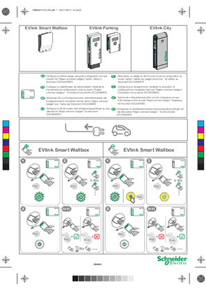 EVlink Parking - Charging Station - ADMIN and Users badges Management - EN - FR - ES - DE - IT - NL..