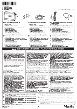 SR2MOD02, SR2MOD03 GSM Modem, Instruction Sheet