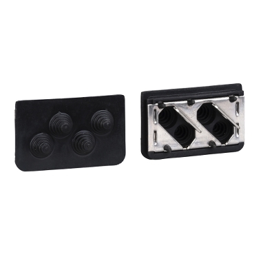 4 protective cable sleeves - Ø 3..9 mm - set of 10 - for integrated drives VW3L10100N10