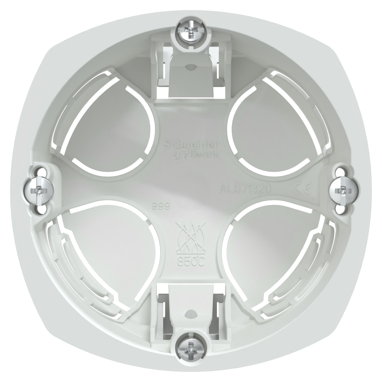 Boîte d'encastrement simple Schneider Multifix Air - Ø 67 mm x 47 mm