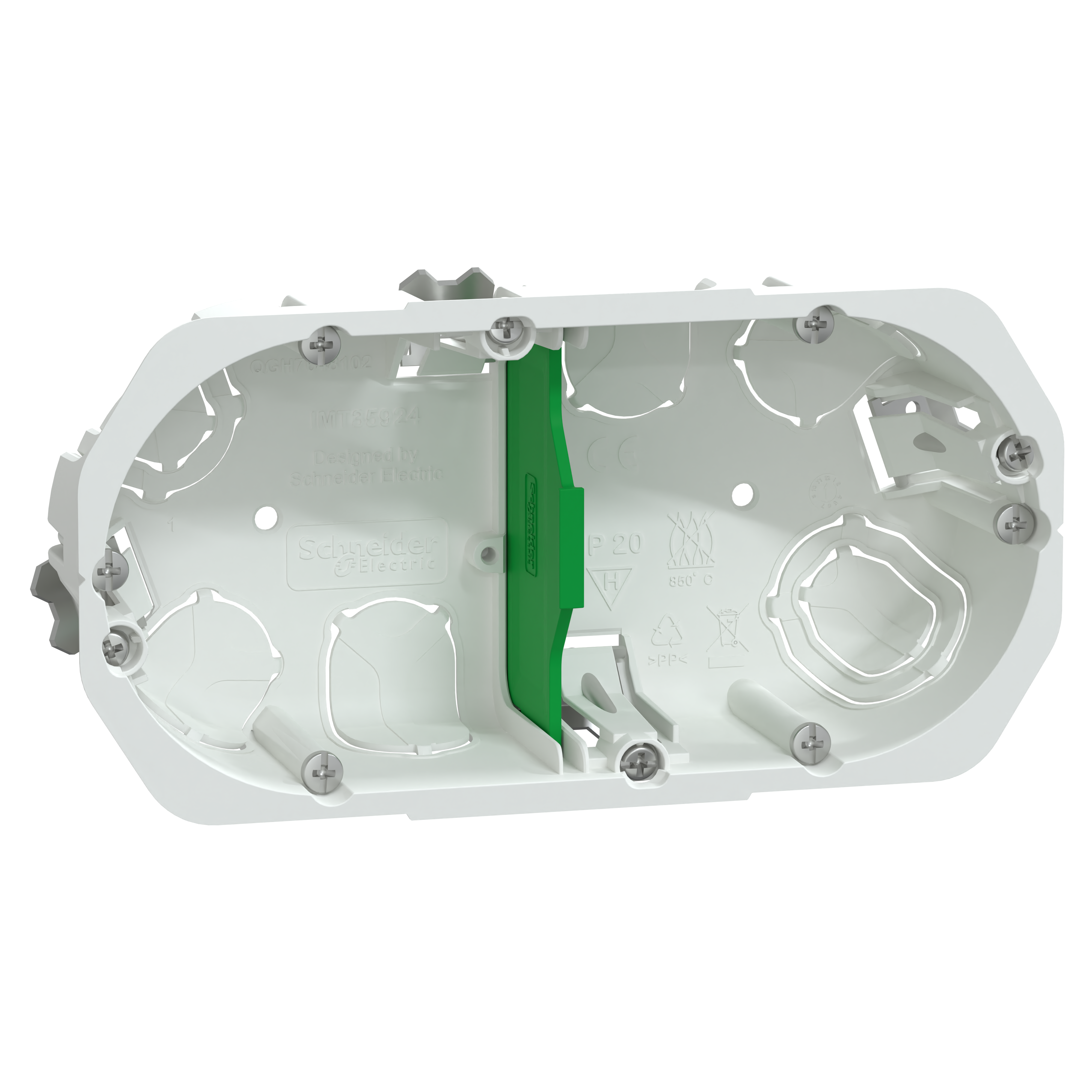 Boîte d&rsquo;encastrem Ø67 P40 2P71