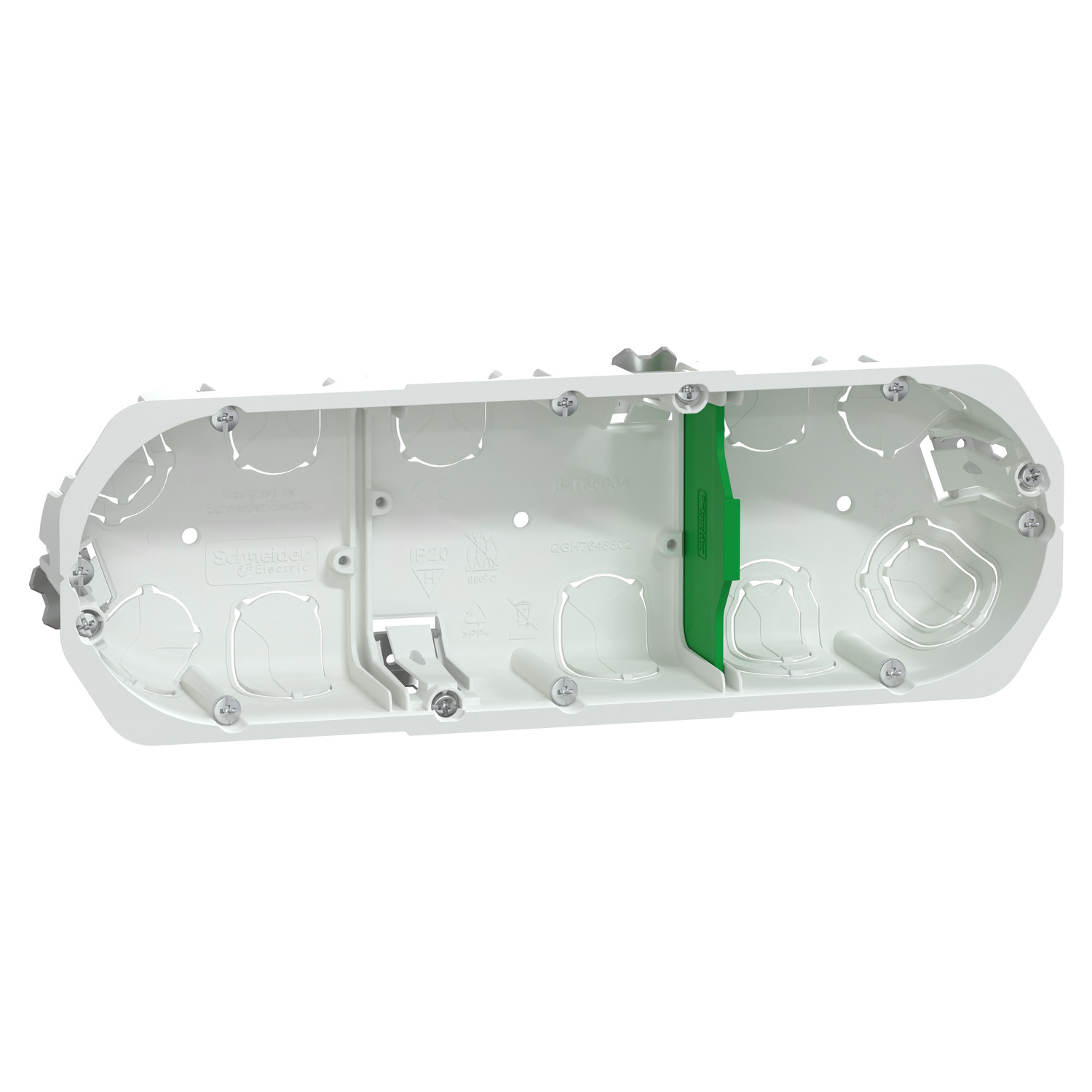 IMT35934 Schneider Electric Multifix uppoasennuskotelo Triple 67x40mm