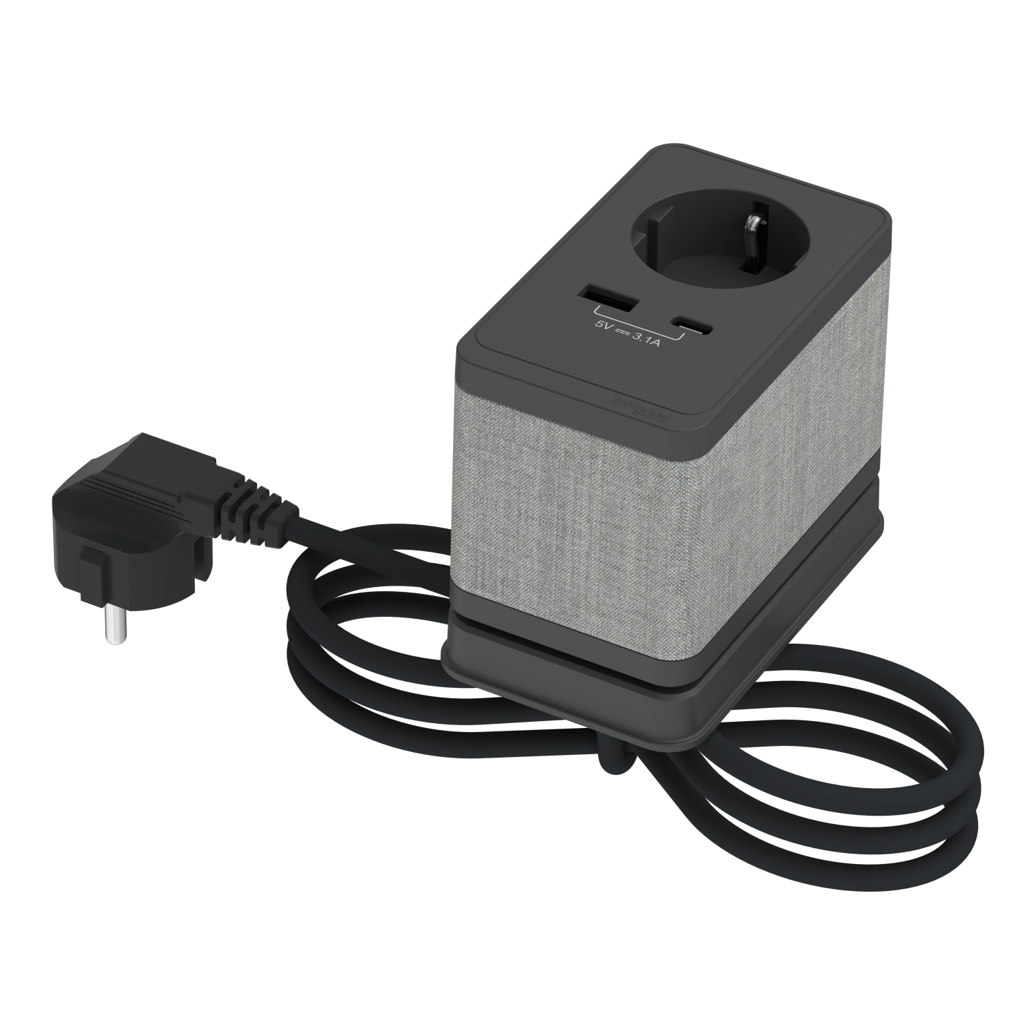 Unica system+ - Stona jedinica S - DE utičnica+USBA/C - antracit