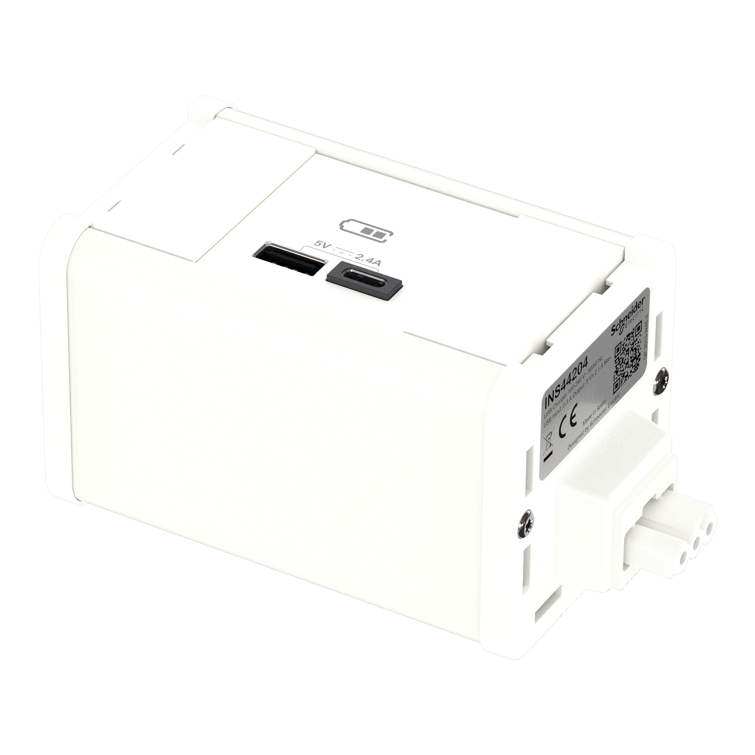 Unica system+ - Modularna jedinica USBA/C - bela