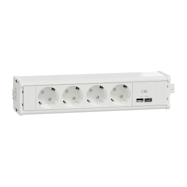  INS44232 INS44232 JEDINICA MOD. 4X2P+E USBA/C BELA  