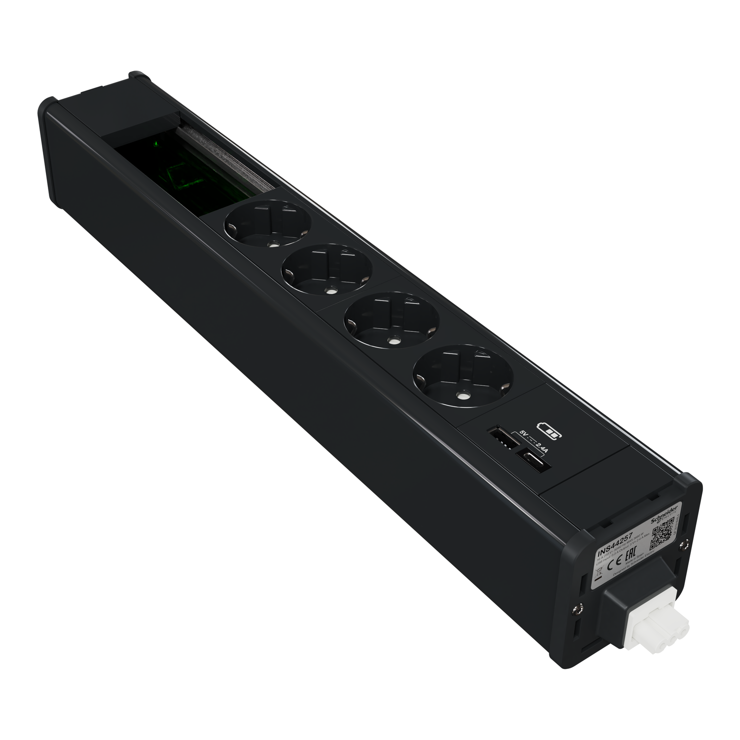 Unica system+ - Modularna jedinica 4xDE utičnica+USBA/C+VDI - antracit