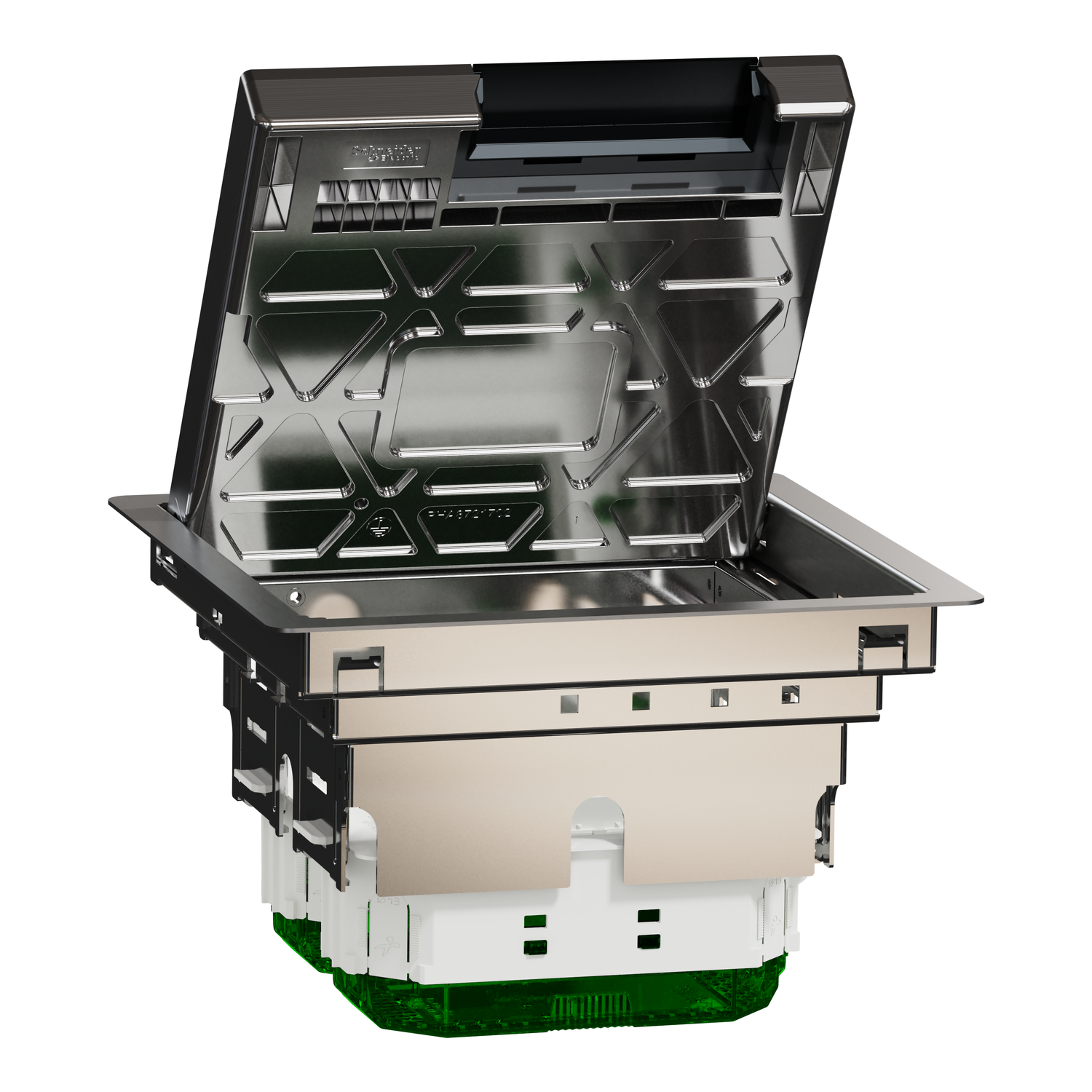 Unica system+, Podna kutija M, metalna, IP24, 4 modula