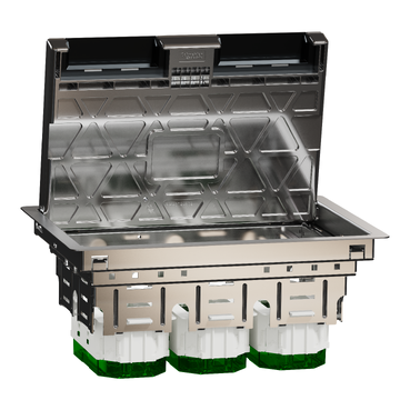  INS52123 INS52123 PODNA KUTIJA L METALNA 6MOD.45X45 IP20  