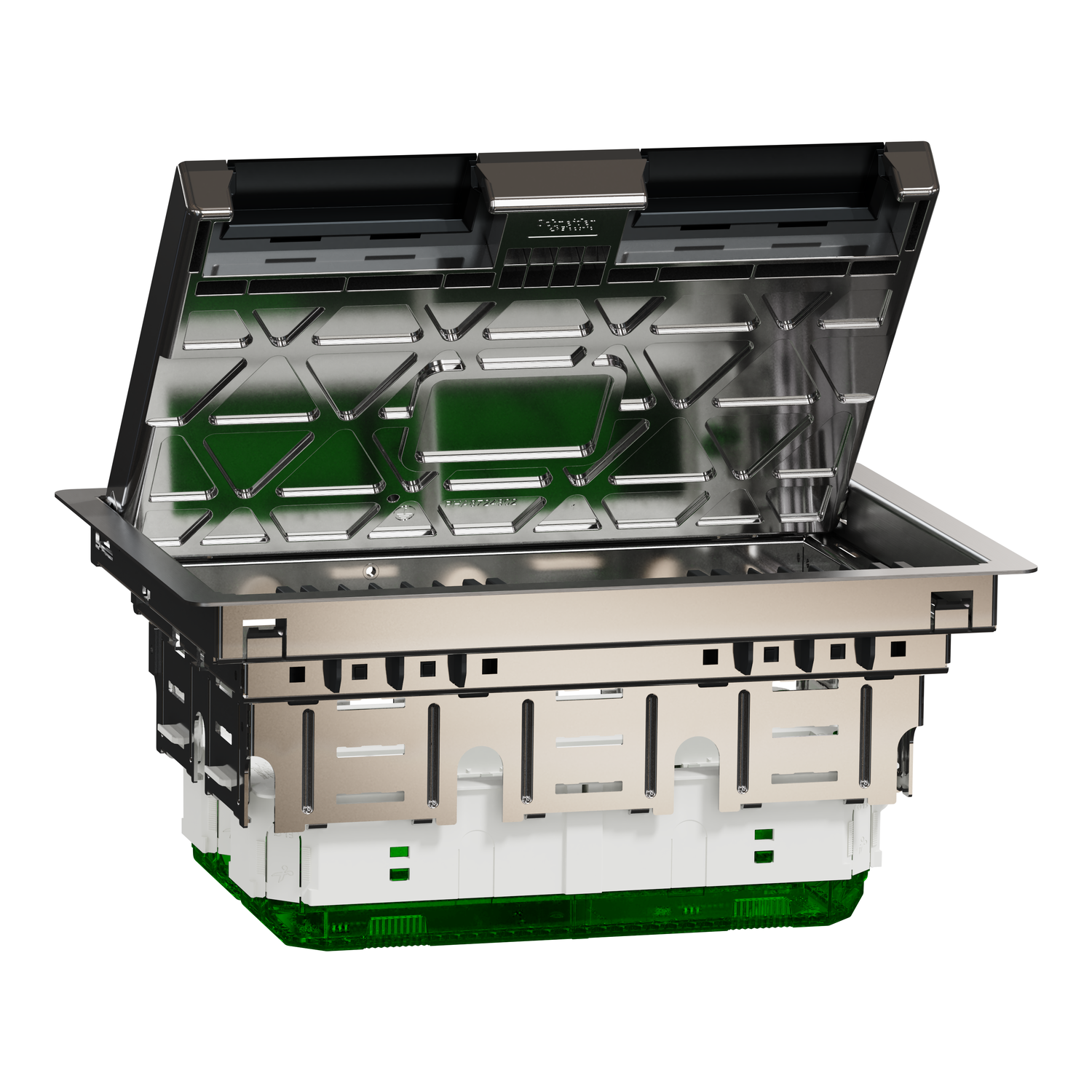 Unica system+, Podna kutija L, metalna, IP24, 8 modula