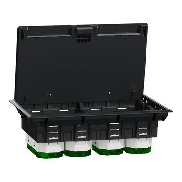 UNICA SYSTEM+ Padlódoboz, 24 modulos, műanyag INS52126