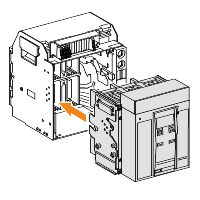  47249 47249 RASTAVLJAČ NT08HA 3P IZVLAČIVA  