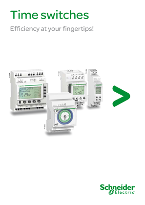 Time switches - Efficiency at your fingertips