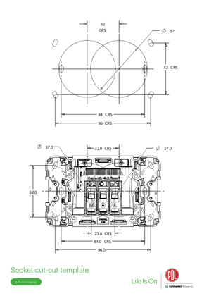Iconic CutOutTemplate-Socket