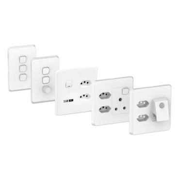 Introducing our next generation of plugs and switches designed with electricians for electricians.
