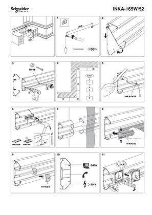 Instruction manual Trunking INKA-165W