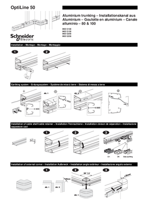 OptiLine 50- Goulotte D'Installation - Aluminium-Guide utilisateur (FR)
