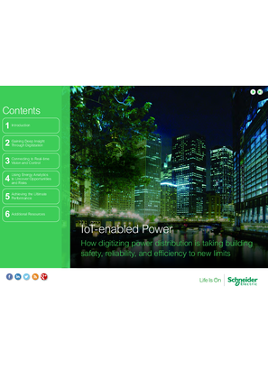 EcostruXure: IoT Enabled Power Brochure