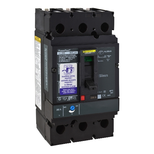 Jglu33x Circuit Breaker Powerpact J Unit Mount Micrologic 3 2s 250a 3 Pole 18ka 600vac Schneider Electric Usa