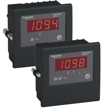 EasyLogic DM1000/DM3000 series Schneider Electric digital panel meters
