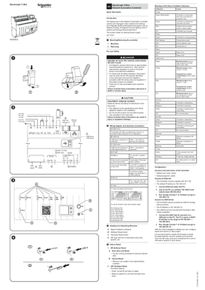 Quick start guide SpaceLogic C-BUS network automation control