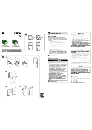 Connected Switch 2 AX - Instruction sheet