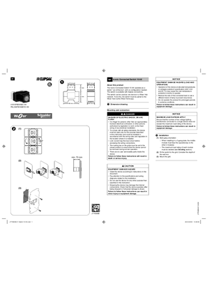 Iconic Connected Switch 10 AX - Instruction sheet