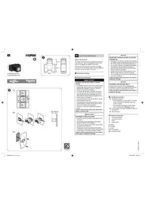 Iconic Connected Dimmer - Instruction sheet