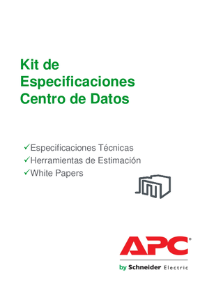 Kit de Especificaciones Centro de Datos