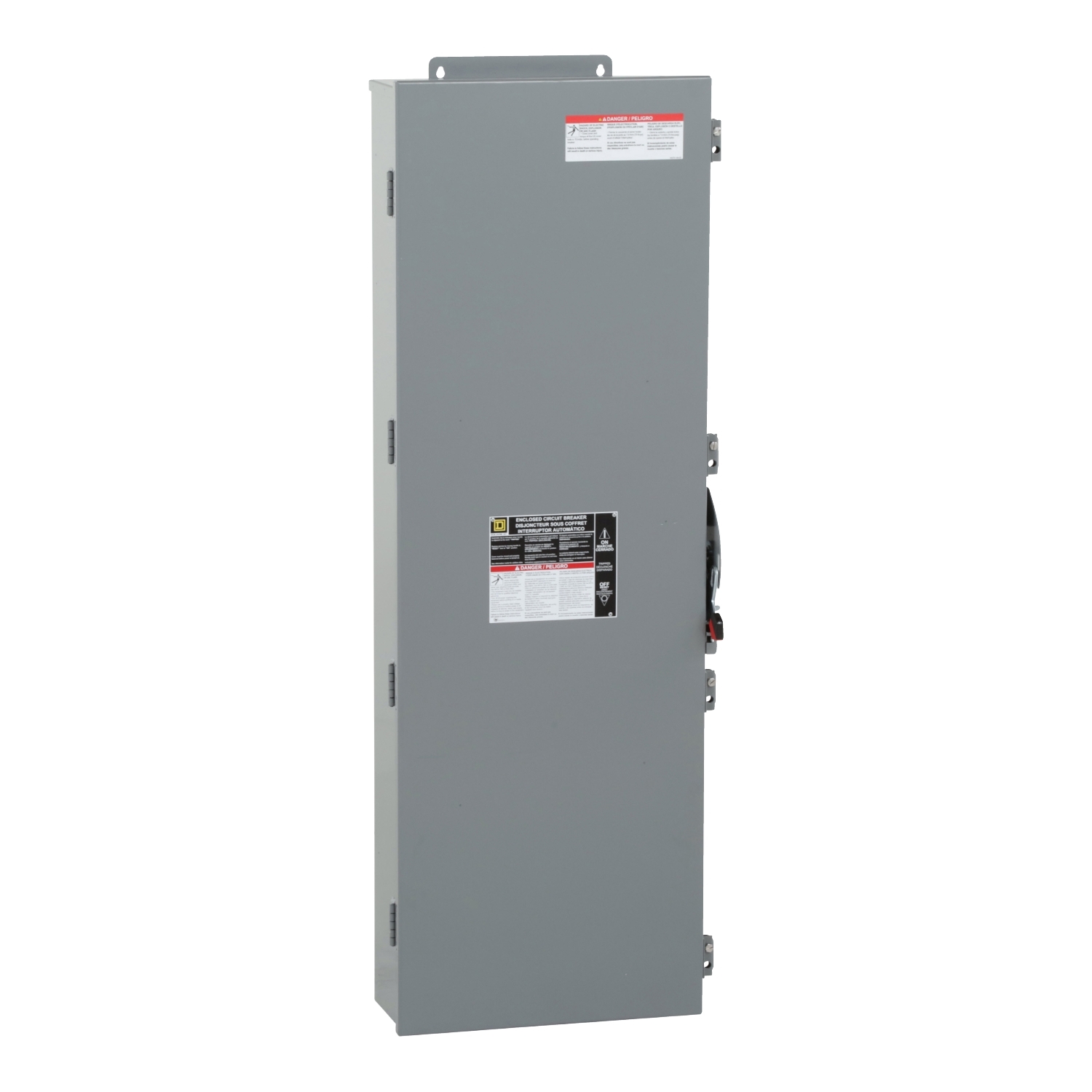 Circuit breaker enclosure, PowerPacT L, 250A to 600A, 3 pole, NEMA 12/3R, without knockouts