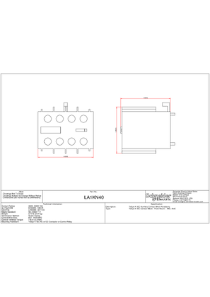 LA1KN40_2DSalesDrawing_PDF