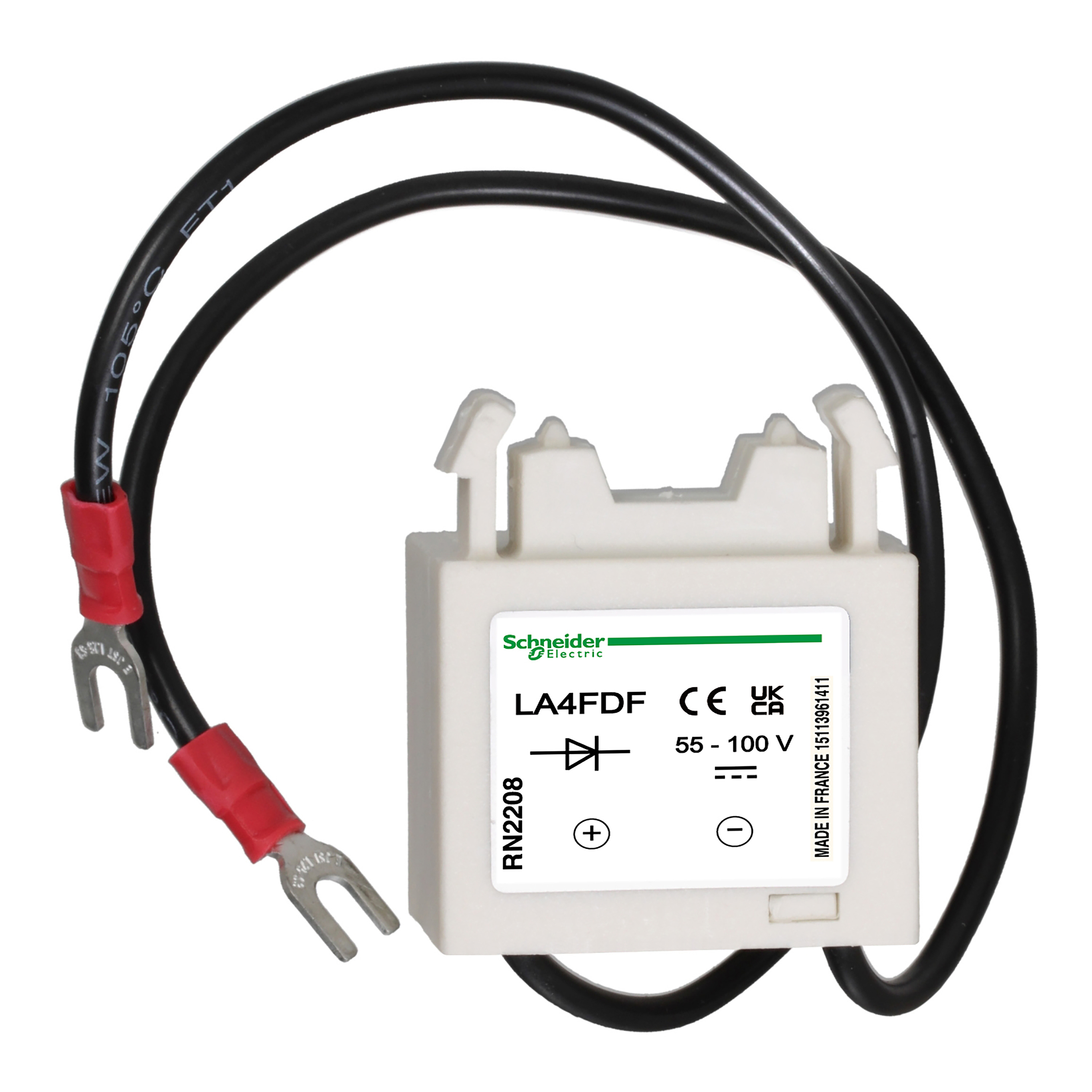 TeSys F - suppressor module - diodes - 55...110 V DC