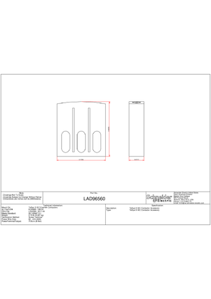Technical drawing for LAD96560_CAD_DOC