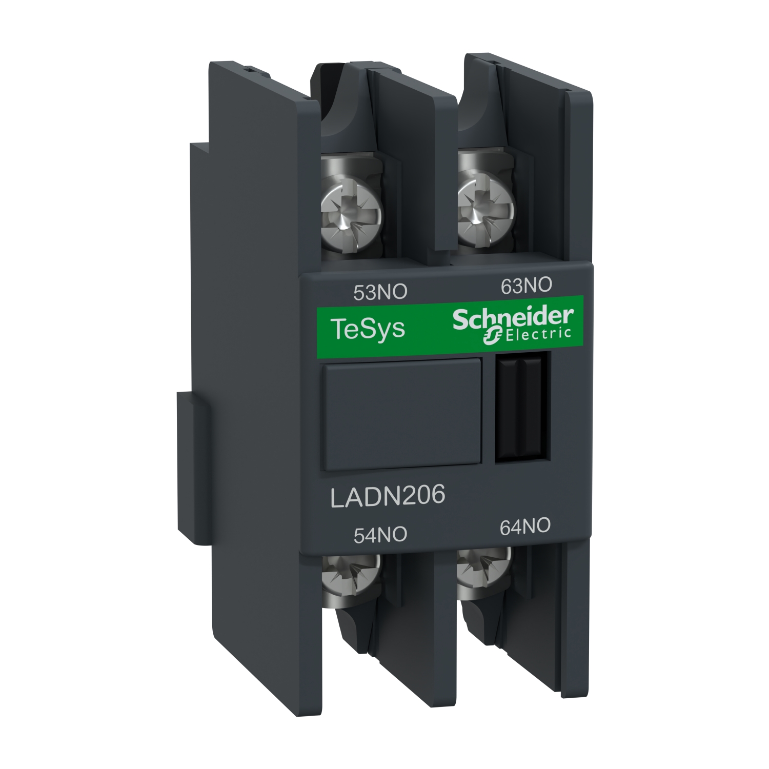 Segédérintkező blokk D-hez előlapra rádugható 2-z 10A/AC15/230V TeSys LAD-N Schneider