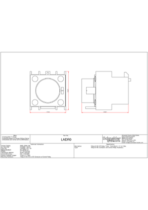 Technical drawing for LADR0_CAD_DOC